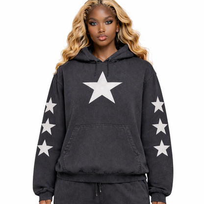 Stellar Oversized Star Hoodie