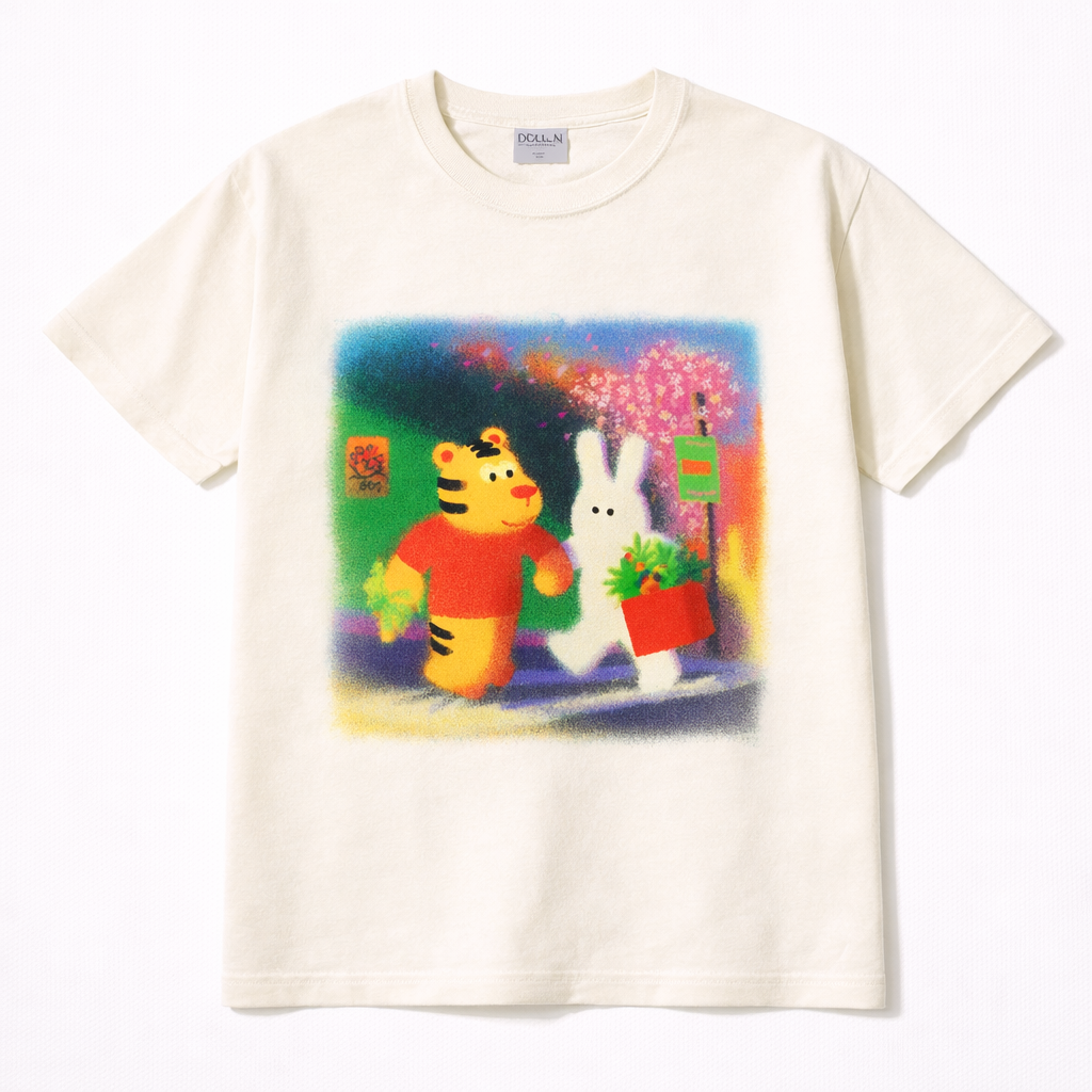 Kawaii Friends Oversized Graphic Tee