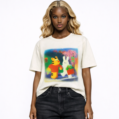 Kawaii Friends Oversized Graphic Tee