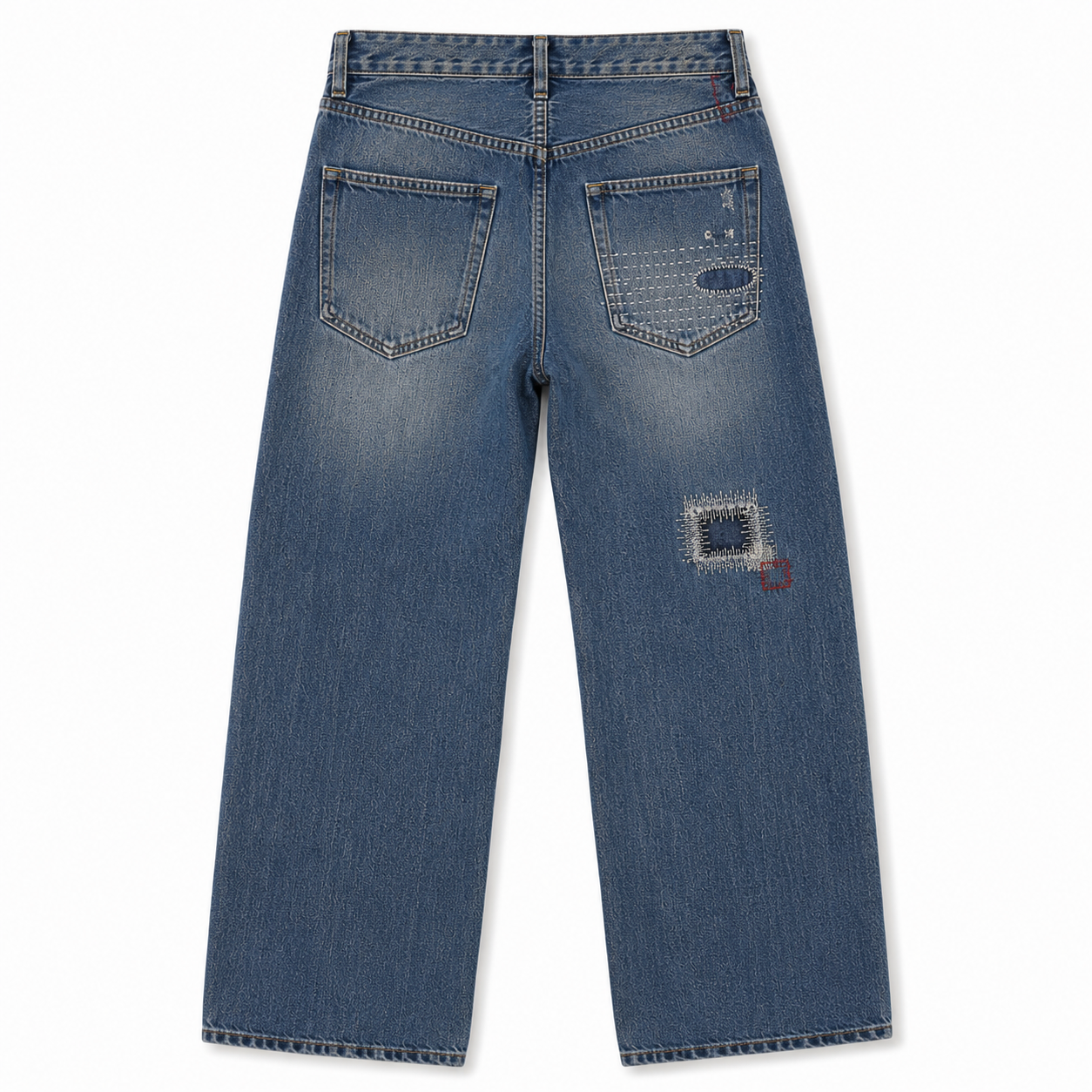 Archive Repair Baggy Jeans – Recovered Indigo