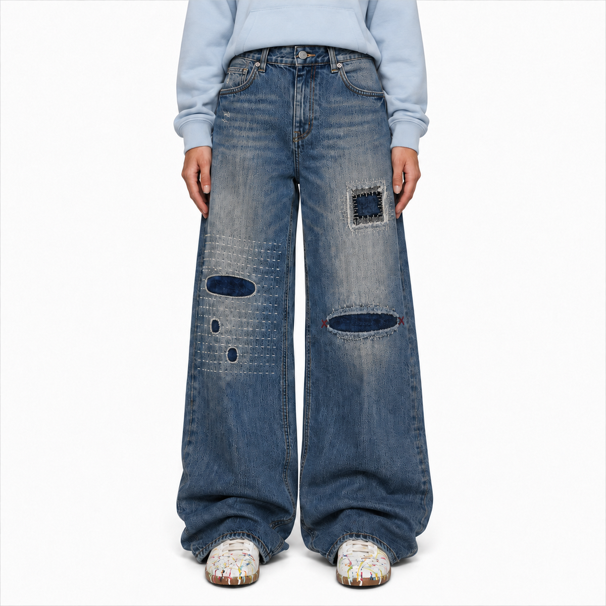 Archive Repair Baggy Jeans – Recovered Indigo