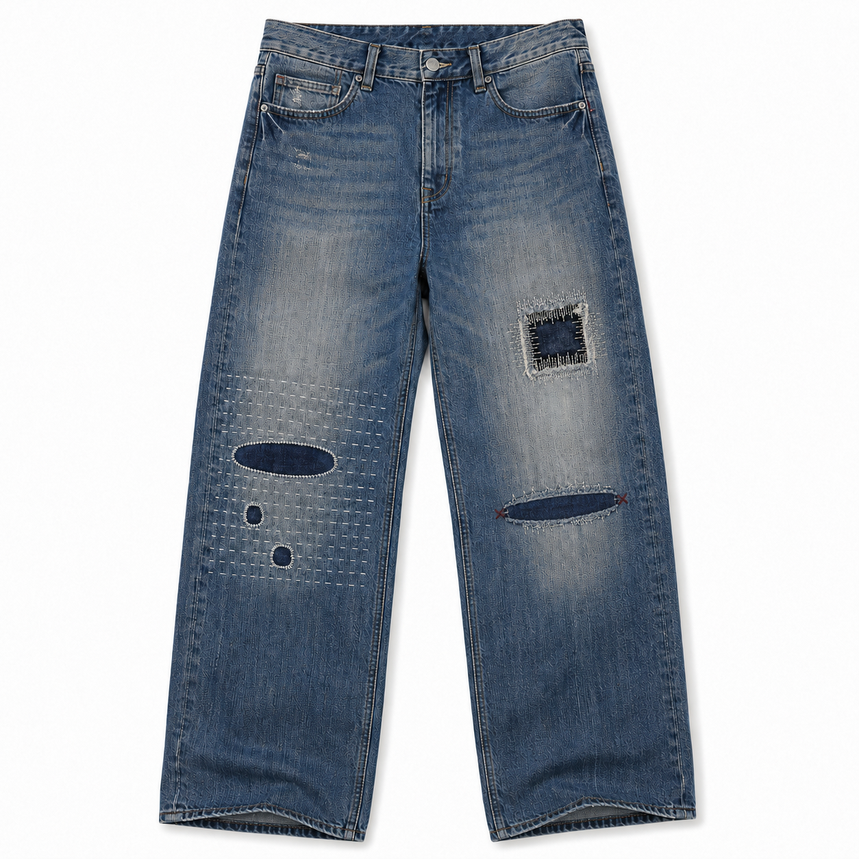 Archive Repair Baggy Jeans – Recovered Indigo
