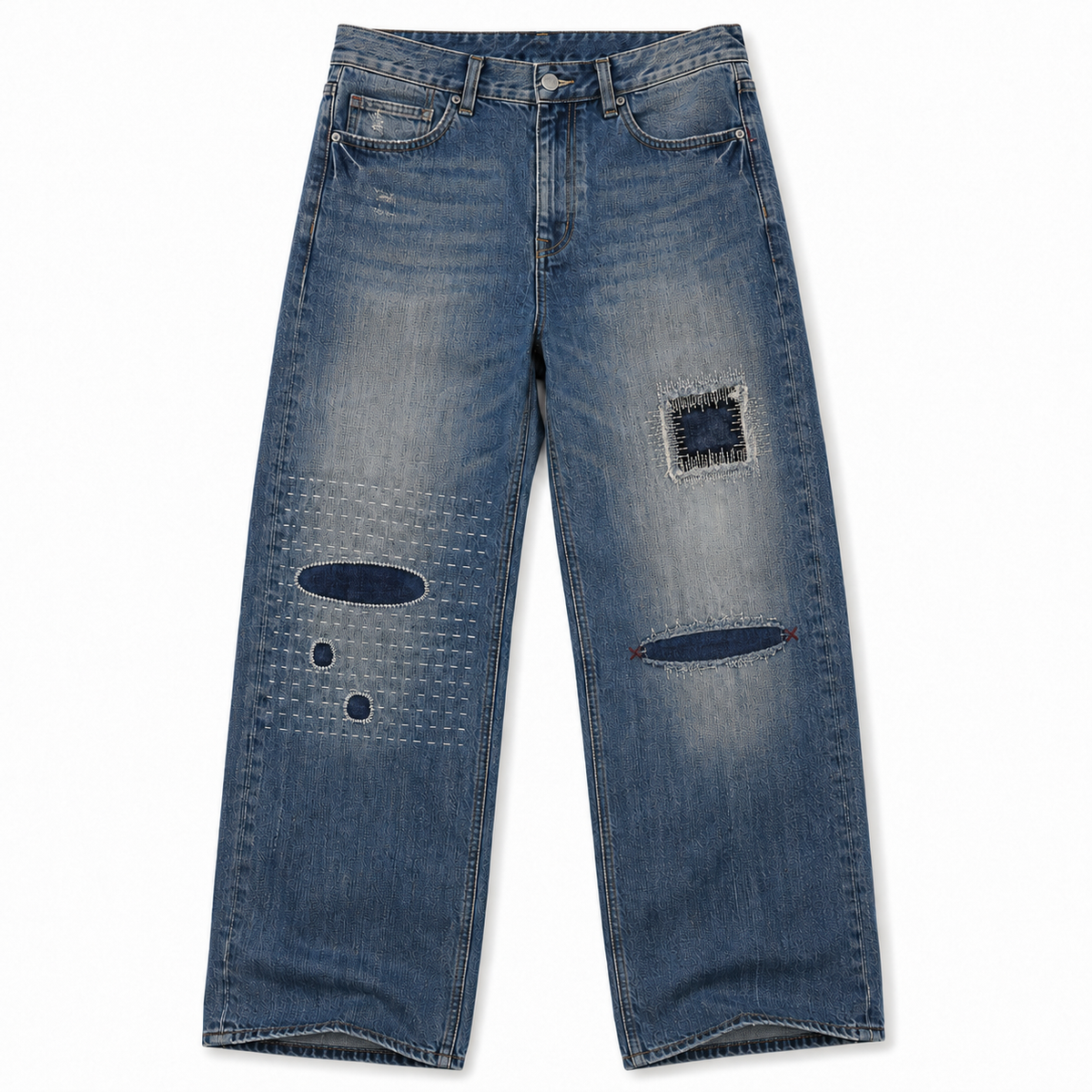 Archive Repair Baggy Jeans – Recovered Indigo