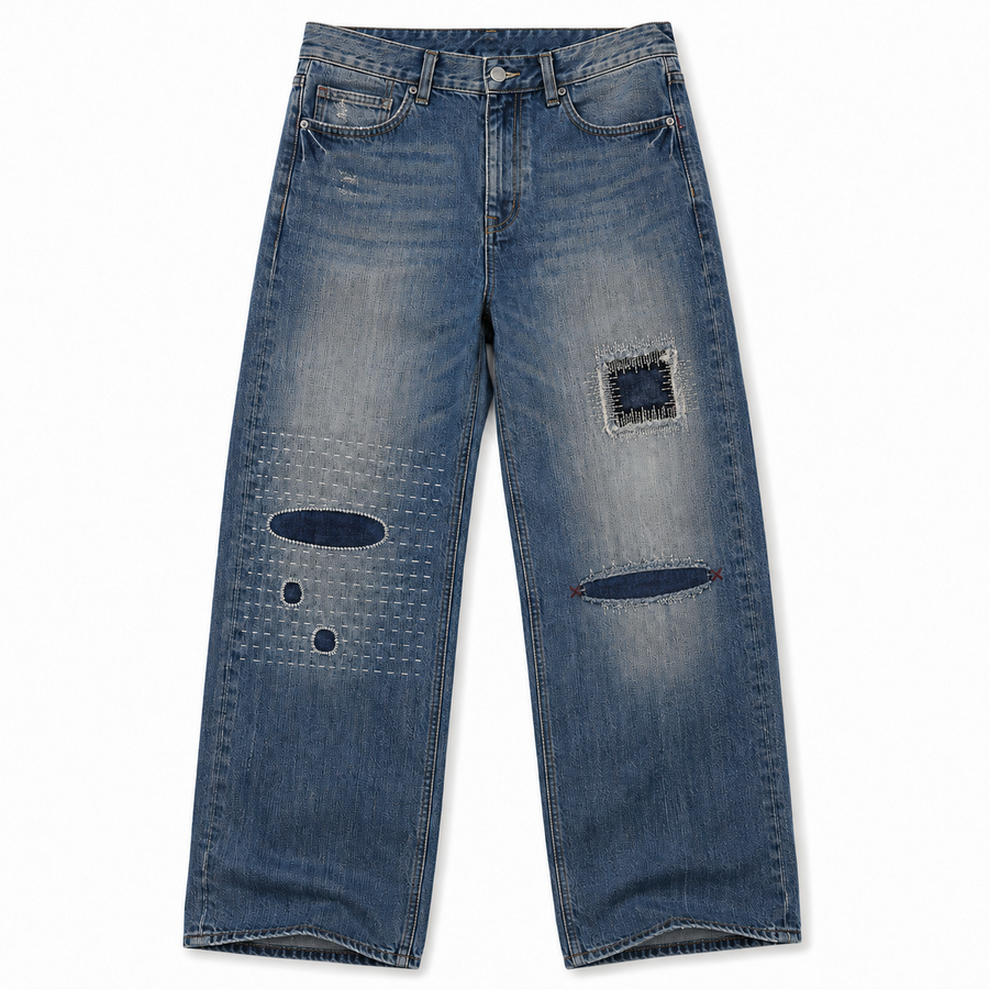 Archive Repair Baggy Jeans – Recovered Indigo