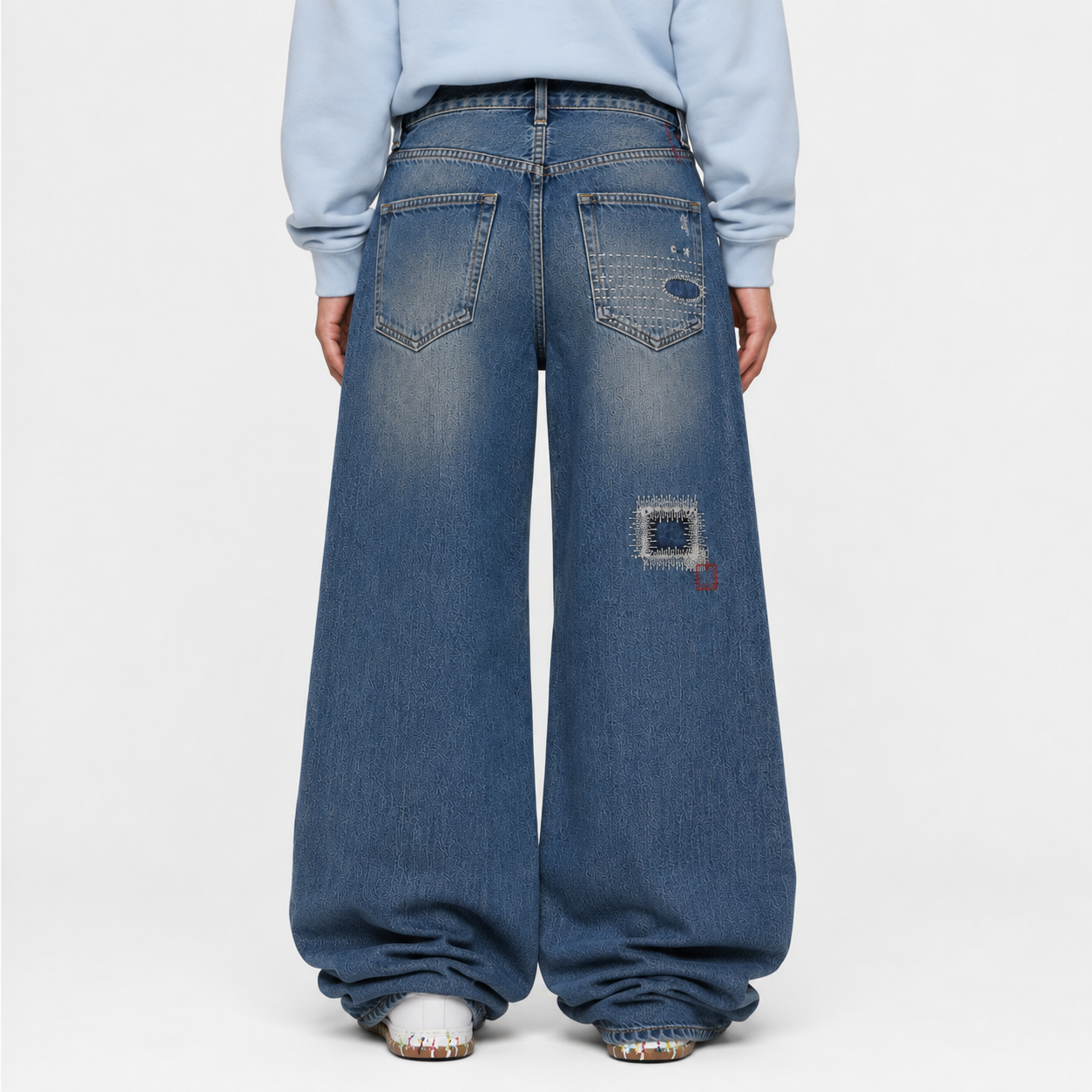 Archive Repair Baggy Jeans – Recovered Indigo