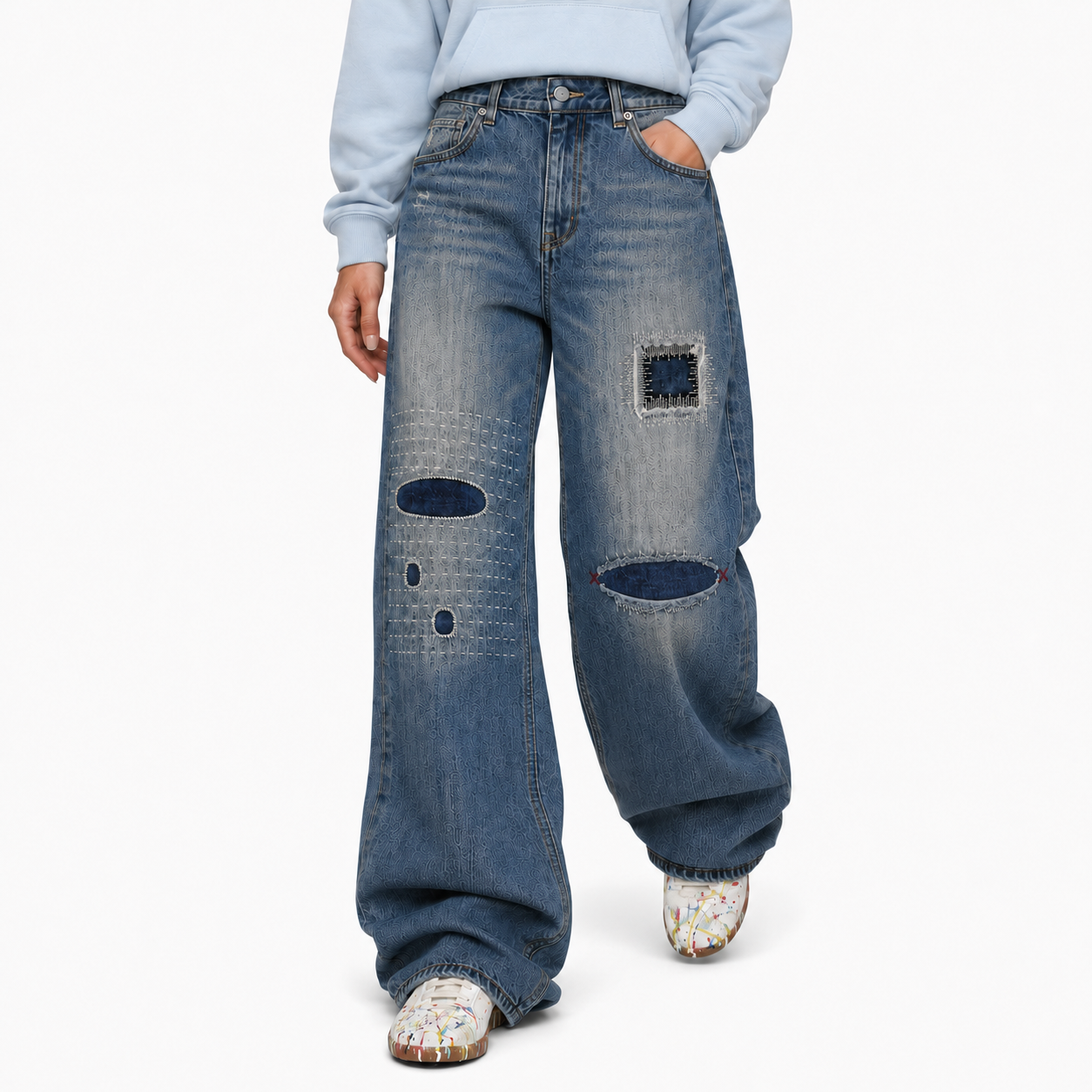 Archive Repair Baggy Jeans – Recovered Indigo