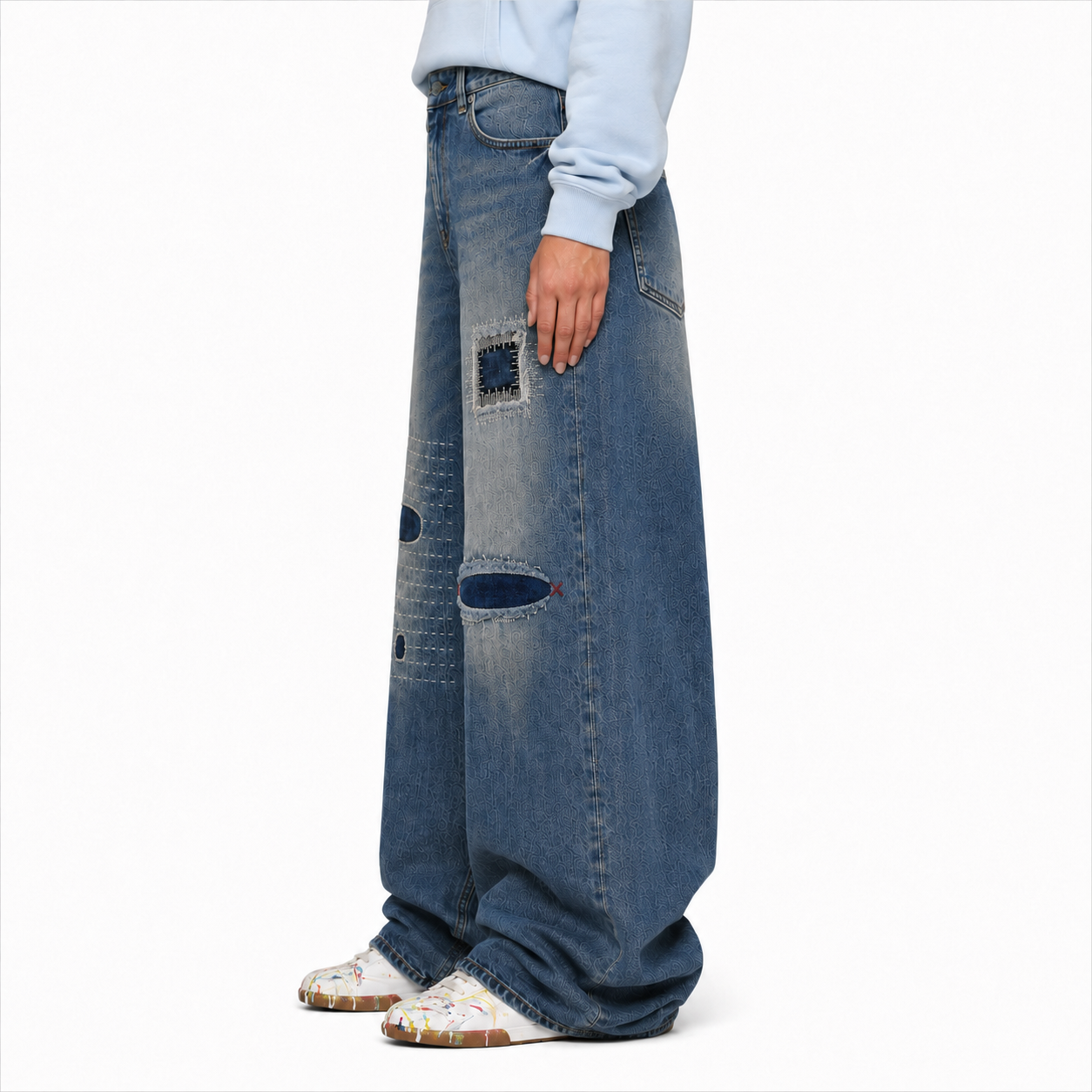 Archive Repair Baggy Jeans – Recovered Indigo