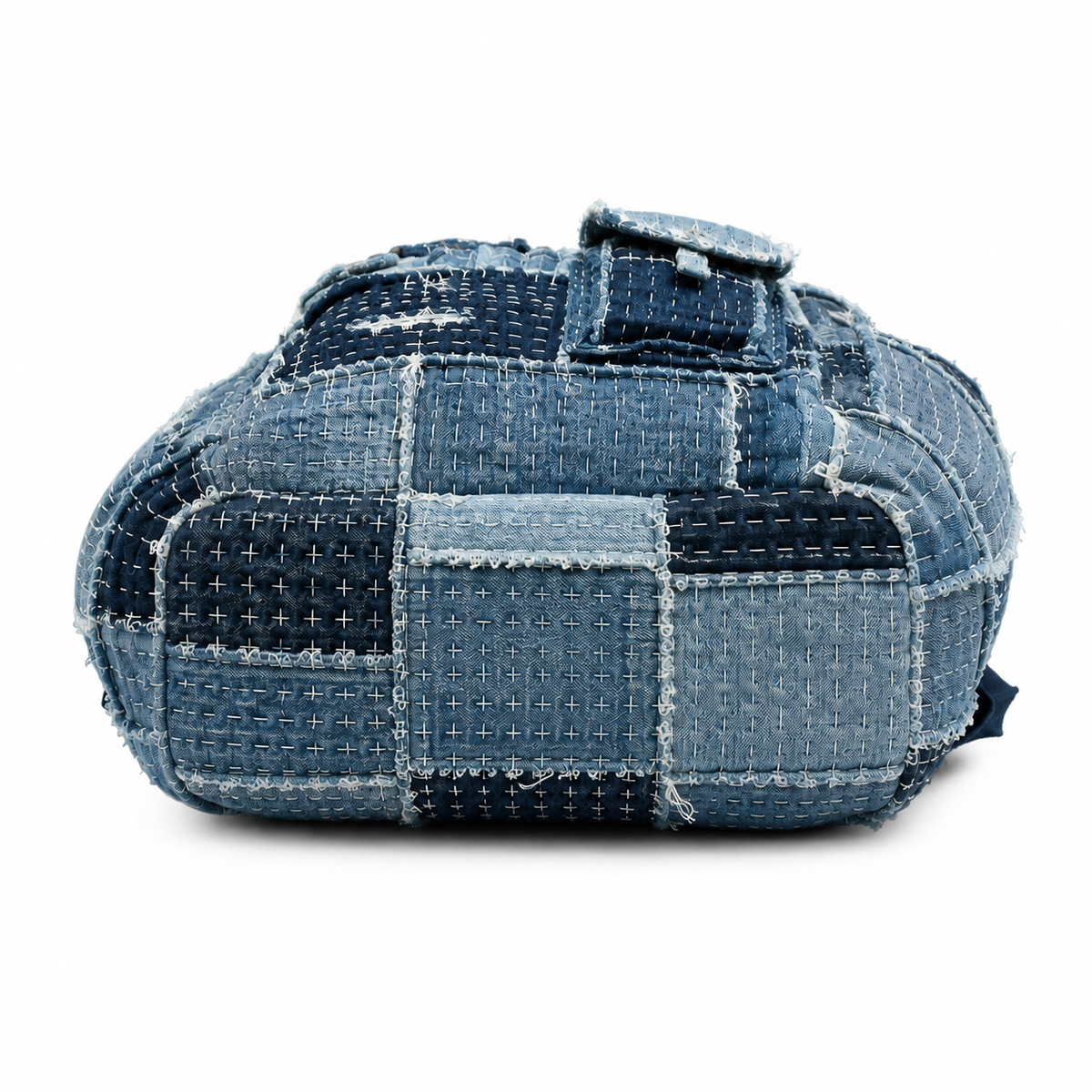 BAEPSAE Boro Utility Backpack — Indigo Patchwork